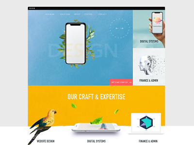 Design Agency Website branding colour creative design ui ux web website