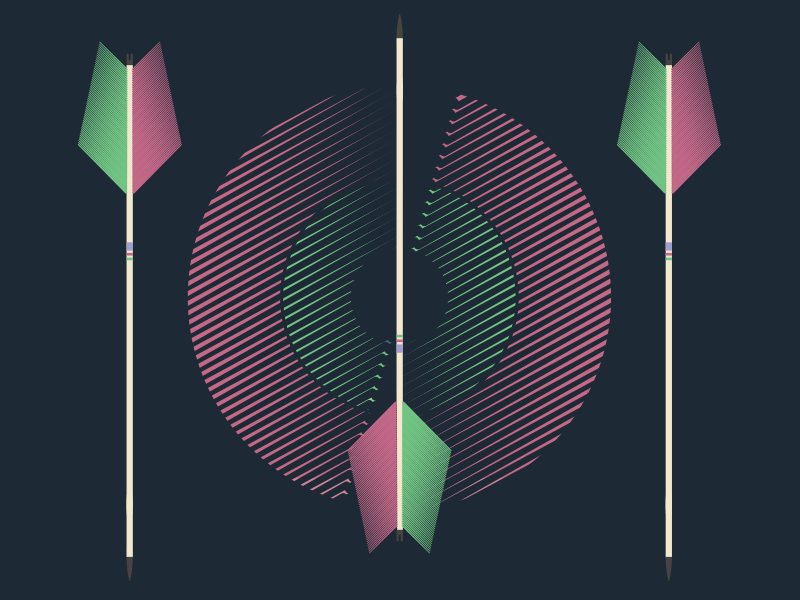 Archery design vector illustration