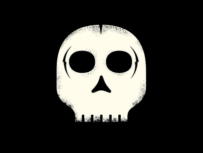 Skull grain grain texture illustration skull vector vector illustration