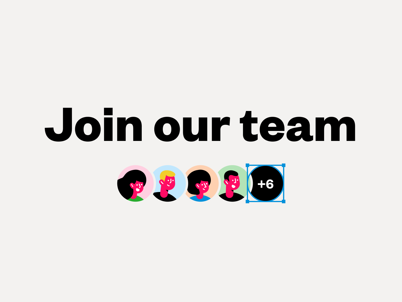 Join our team 👨👩👧👦 careers designers illustrations job join us team we are hiring