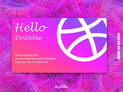 Hello Dribbble! debuts dribbble hello