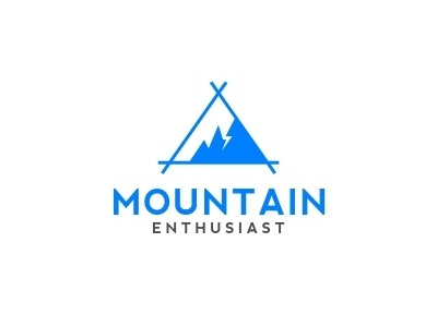 Moutain Logo logo logos mountain outdoor simple