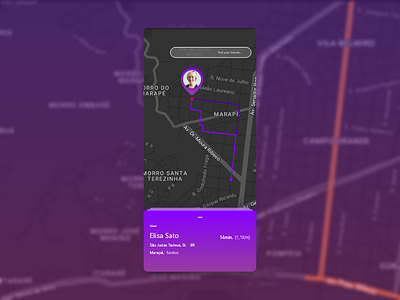 #020 DailyUI - Location tracker