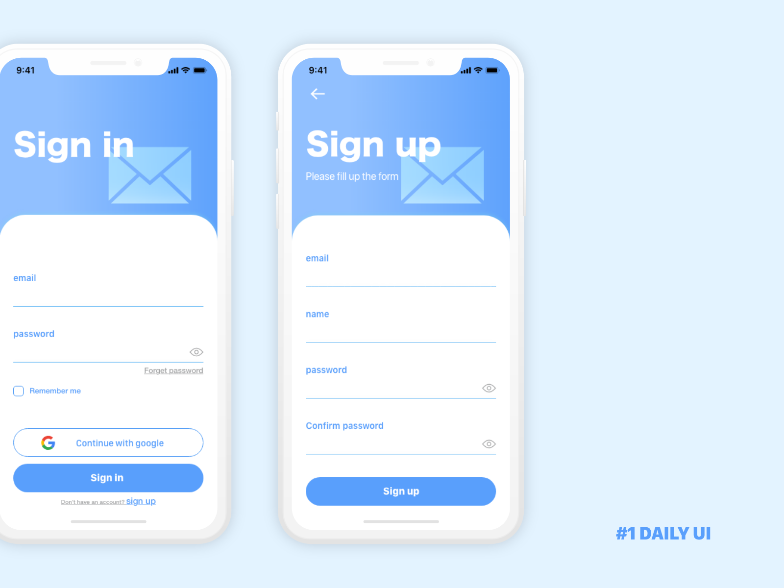 #1 Email Sign in by lilyou on Dribbble