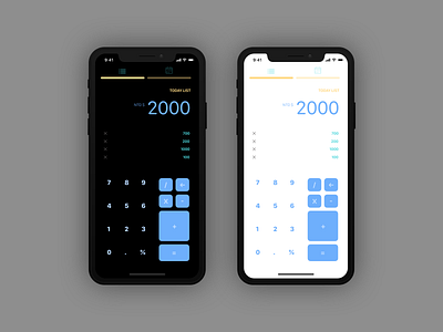 Calculator app black white calculator daily 100 challenge daily ui design ui