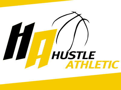 Hustle Athletic - First Version basketball logo