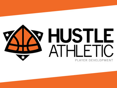 Hustle Athletic Logo basketball logo