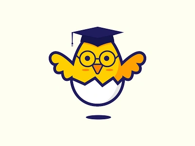 Chick animal bird branding cartoon chick chicken cute icon illustration logo mascot vector