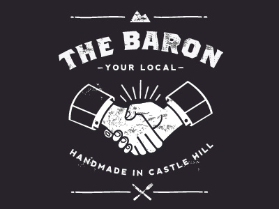 The Baron bar baron earthbound hand handshake illustration jowono lee