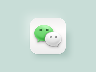 WeChat for Bigsur Style bigsur design icon macos ui