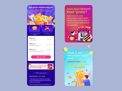 Recent works for users in Southeast Asia app illustration interface ui