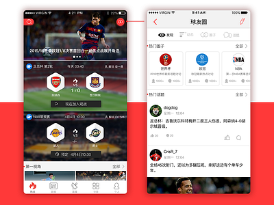 FlashScore – Live Sports Score App by RonDesignLab ⭐️ on Dribbble