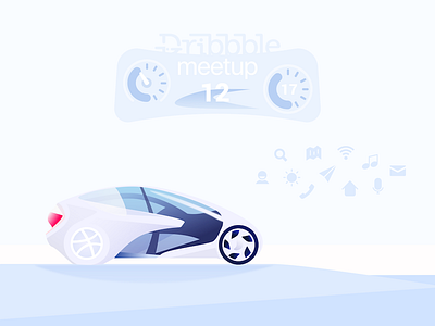 Shanghai Dribbble Meetup:  Points x Car