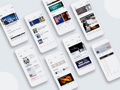 Business News app business clean interface mobile news ui