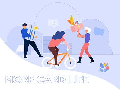 More Card Life colors community illustration life lifestyle