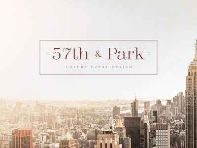 57th And Park | Branding in process brand brand design branding branding design design event design event planner logo luxury luxury brand nyc