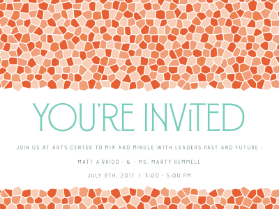 Email Invitation gif | Non-profit event design evite gif graphic design invitation non profit tiles