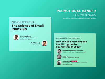 Promotional Banner - Webinar adobe photoshop cc branding