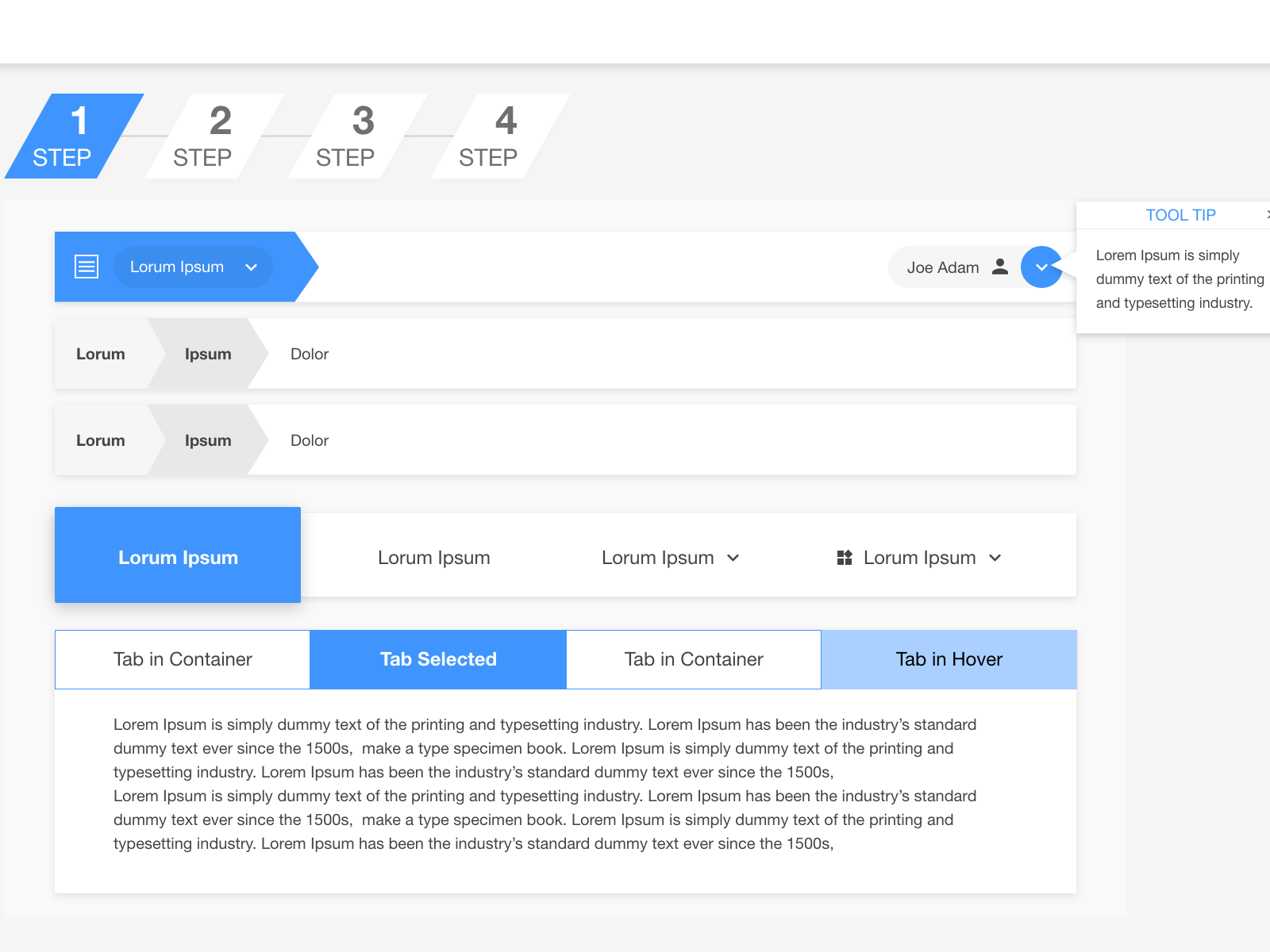 Multi steps form by Phinehas Narra on Dribbble