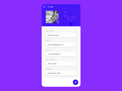 Daily UI Profile Page