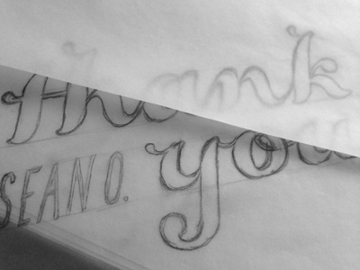 Icing Typography Detail 2 custom type handmade pencil sketches typography
