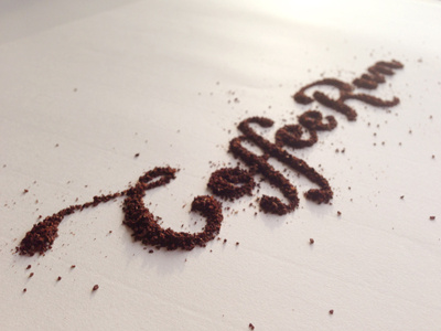 Coffee Type coffee food typography lettering typography