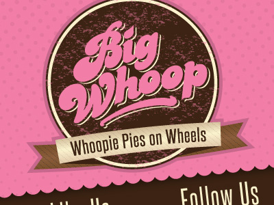 Big Whoop food truck logo & site logo website