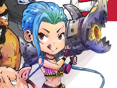 Jinx of LOL (league of legends)