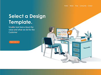 looking for data on a computer business company profile computer elegant flat design home page illustrate illustration isometric modern profesionaldesign tecnology ui user interface uxdesign web design