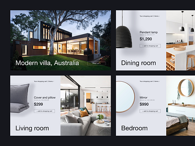 Interior inspiration branding design minimal typography ui ux web