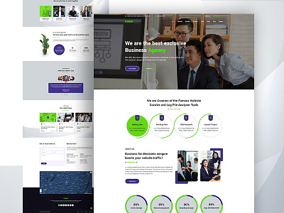 Corporate Agency Design agency branding business business agency coporate corporate branding corporate design design illustration landing landing page ui uiux web web design website design website design and development website design company website designer