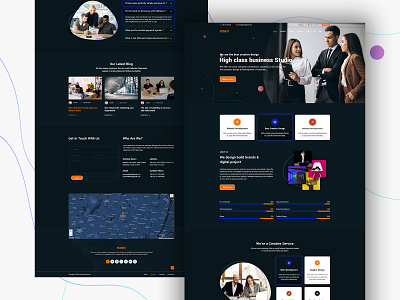 Creative Studio Web Design agency agency landing page agency website business business agency corporate corporate branding corporate design creative design designs illustration landing landing page ui uiux web