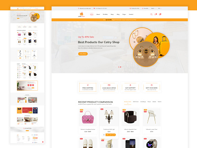 eCommerce Furniture Website Design business business agency design ecommerce furniture website design landing page modern online shopping shopping ui uiux web design website