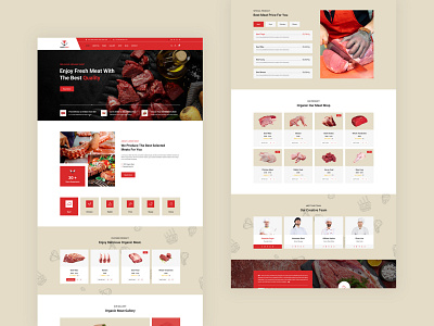 Meat Website Design