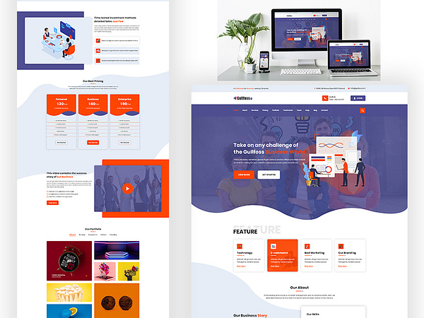 Construction Website Design by Siddik on Dribbble