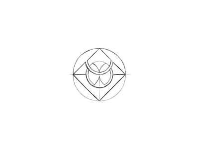 Symbol - WIP branding circle design emblem fashion icon identity logo mark sketch stamp symmetry typography