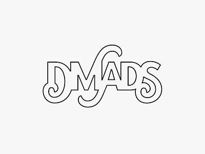 D M A D S brandidentity branding custom logo design design identity lettering logo mark monogram script stamp typography vintage