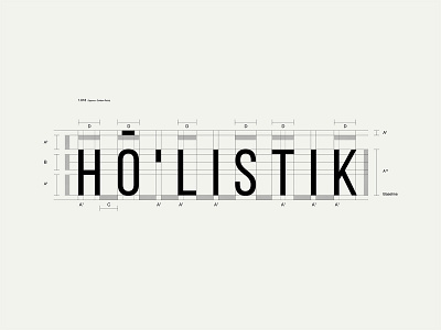 Hō'listik brandidentity branding custom logo design design fashion identity lettering logo minimal minimalistic logo monoline typography