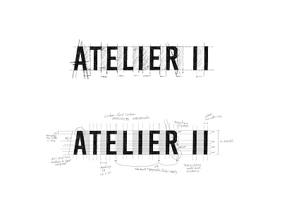 Atelier II - process sketches