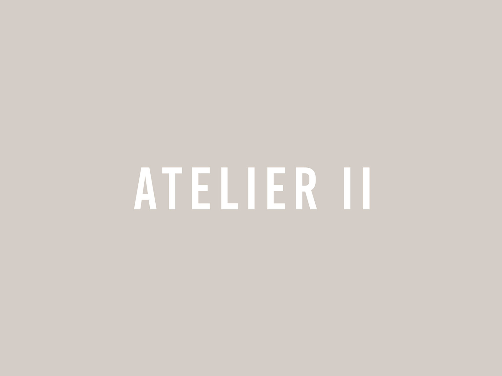 ATELIER II by José - hello@josedewal.nl on Dribbble