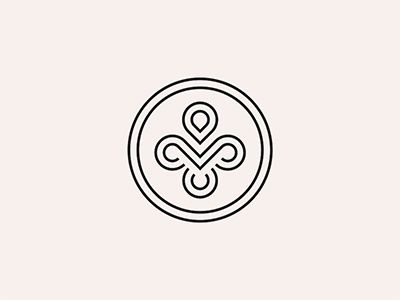 Yoga / beauty thingy beauty brand brandmark circle icon identity line logo mark mono round yoga
