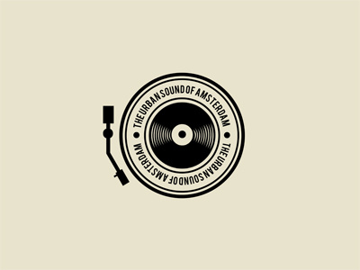 The Urban Sound of Amsterdam (1) design label logo music record urban