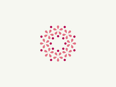 #1 - color blossom circle design dot dots floral flower icon illustration logo pattern photography pink retro round vintage wedding
