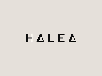 Halea (3) branding design fashion identity lettering logo mark skincare typography wordmark