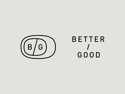 Better Good branding circle design identity letter lettering logo mark monogram stamp typography