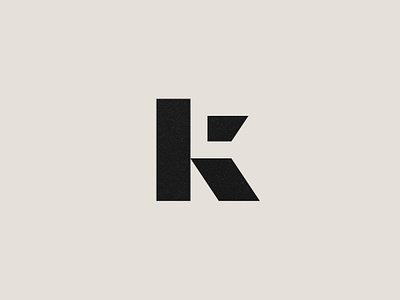 K 02 branding customlogo customlogodesign design icon identity k letter lettering logo mark monogram typography vector