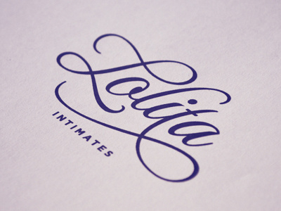 Lolita curly elegant feminine lettering lingerie logo lolita script swash typography wordmark