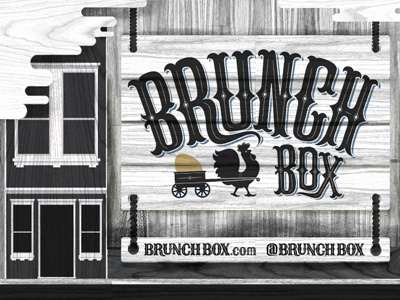 Brunchboxsign food rooster san francisco victorian wood