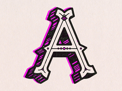 A a letter type