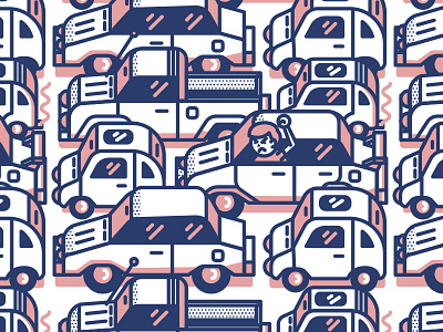 Traffic cars frustration illustration pain pool san francisco time traffic